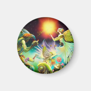 A Time of Recompense Oil Painting Magnet