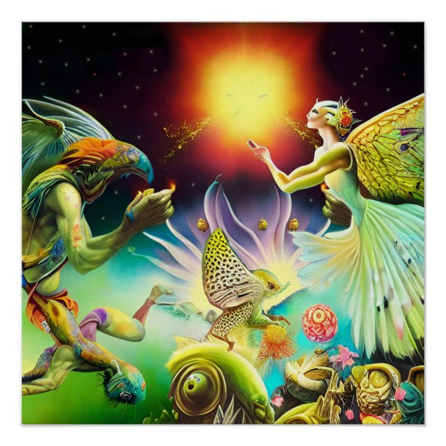 A Time of Recompense Oil Painting Poster (Front)