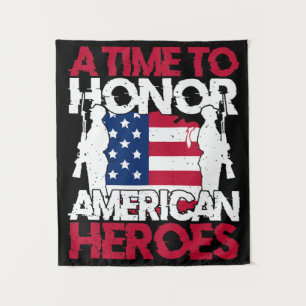 A Time To Honour America Heroes Tapestry