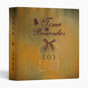 A Time to Remember Wedding Album AveryBinder Binder