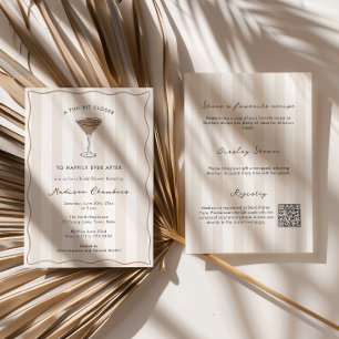 A Tini Bit Closer Martini Bridal Shower Invitation