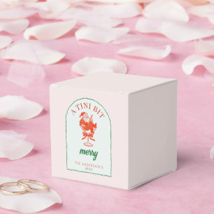 A Tini Bit Merry Christmas Santa Claus Favor Box