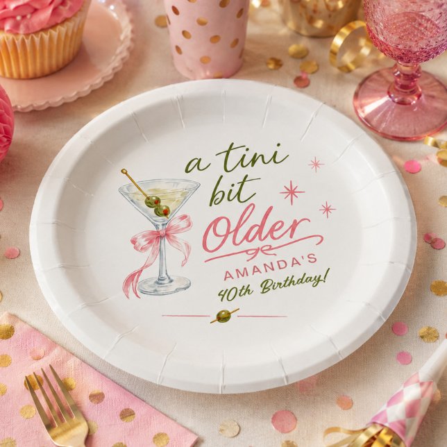 A Tini Bit Older Birthday Paper Plate (Creator Uploaded)