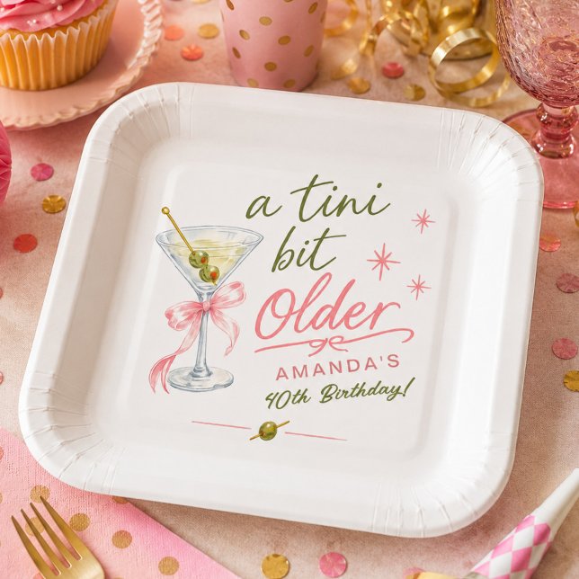 A Tini Bit Older Birthday Paper Plate (Creator Uploaded)
