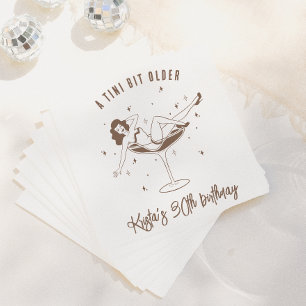 A Tini Bit Older Birthday Party Napkin