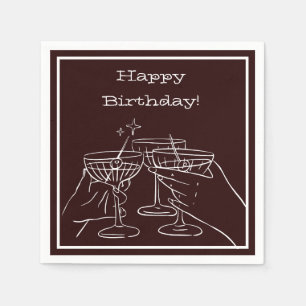 A Tini Bit Older -  Birthday Theme Decorations Napkin