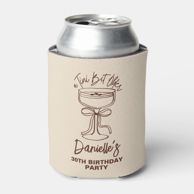 A Tini Bit Older Espresso Martini 30th Birthday Can Cooler (Can Front)