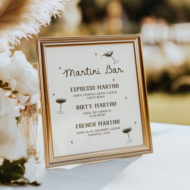 A Tini Bit Older Espresso Martini Bar Poster (Creator Uploaded)