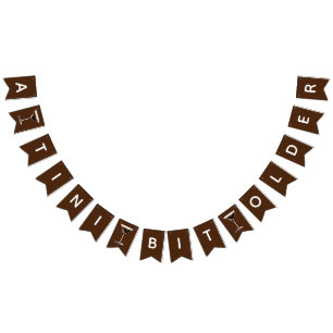 A Tini Bit Older, Espresso Martini Birthday Party Bunting Flags