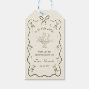 A Tini Bit Older Espresso Martini Birthday Thanks Gift Tags