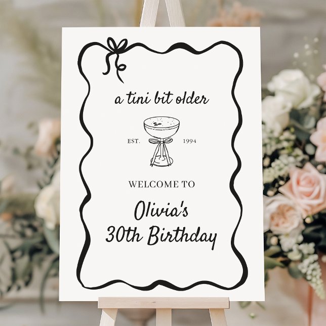 A Tini Bit Older Espresso Martini Welcome Poster (Creator Uploaded)