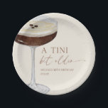 A Tini Bit Older Expresso Martini Birthday Party Paper Plate<br><div class="desc">This is an A Tini Bit Older Expresso Martini Birthday Party Paper Plates!</div>
