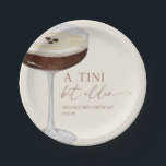 A Tini Bit Older Expresso Martini Birthday Party Paper Plate<br><div class="desc">This is an A Tini Bit Older Expresso Martini Birthday Party Paper Plates!</div>