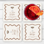 A Tini Bit Older Expresso Martini Birthday Party Square Paper Coaster<br><div class="desc">These are A Tini Bit Older Expresso Martini Birthday Party Coasters!</div>