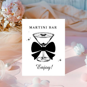 A tini Bit Older Martini Birthday Bar Drink bar Pedestal Sign