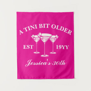A Tini Bit Older Martini Custom Birthday Party  Tapestry