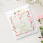A Tini Bit Older Pink Cosmo Martini Birthday Party Favour Bag<br><div class="desc">These are A Tini Bit Older Pink Cosmo Martini Birthday Party Favour Bags!</div>