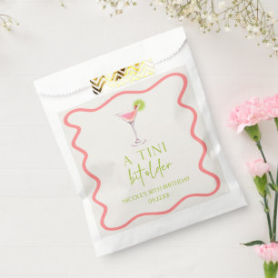 A Tini Bit Older Pink Cosmo Martini Birthday Party Favour Bag