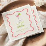 A Tini Bit Older Pink Cosmo Martini Birthday Party Napkin<br><div class="desc">These are A Tini Bit Older Pink Cosmo Martini Birthday Party Paper Napkins!</div>