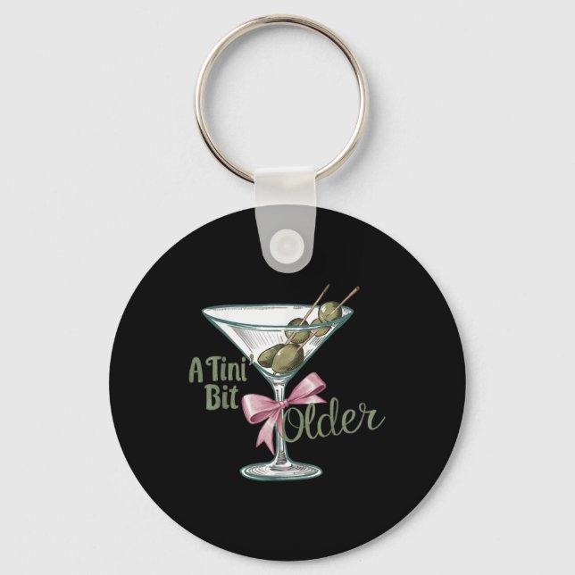 A Tini Bit Older Retro Vintage Style  Keychain (Front)