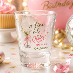 A Tini Bit Older Shot Glass