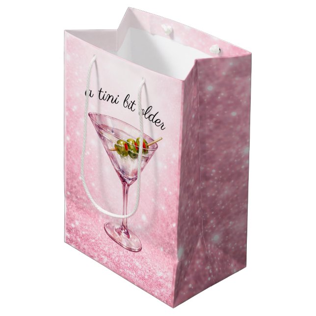 A Tini Bit Older Women’s Birthday Party  Medium Gift Bag (Front Angled)