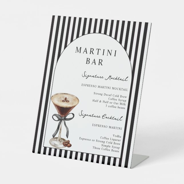 A Tini On is on the Way Baby Shower  Pedestal Sign (Front)