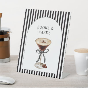 A Tini On is on the Way Baby Shower Pedestal Sign