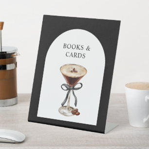 A Tini On is on the Way Baby Shower Pedestal Sign