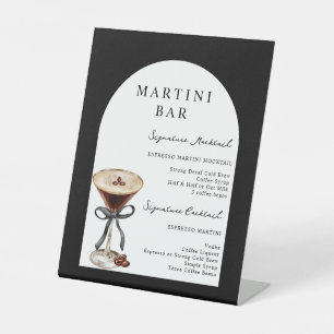 A Tini On is on the Way Baby Shower Pedestal Sign