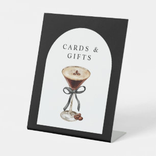 A Tini On is on the Way Baby Shower Pedestal Sign