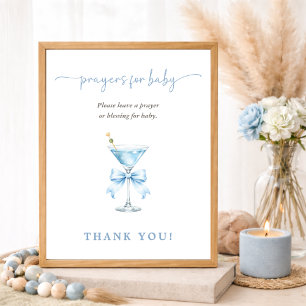 A Tini One Chic Bow Baby Shower Prayers for Baby Poster