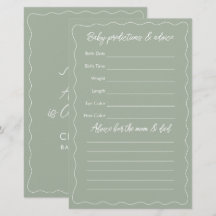 A Tini One Is On The Way Baby Shower Guessing Game