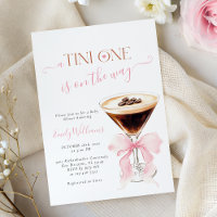 A Tini One Is On The Way Coquette Baby Shower