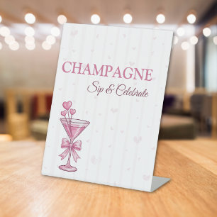 A Tiny Bit Engaged Champagne Bar Sign