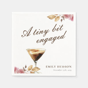 A Tiny Bit Espresso Martini Bridal Shower Napkin