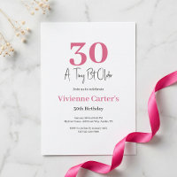 A Tiny Bit Older Pink 30th Birthday Party