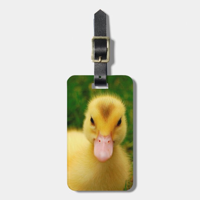 A Tiny Duckling Luggage Tag (Front Vertical)