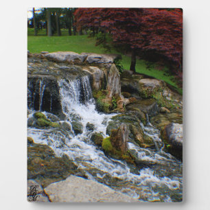 A Tiny Waterfall Plaque
