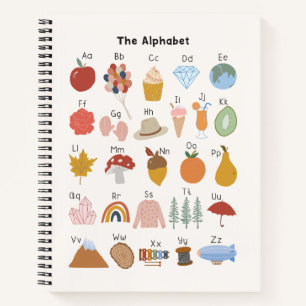 A to Z Alphabet Kids Sketch and Practice Notebook
