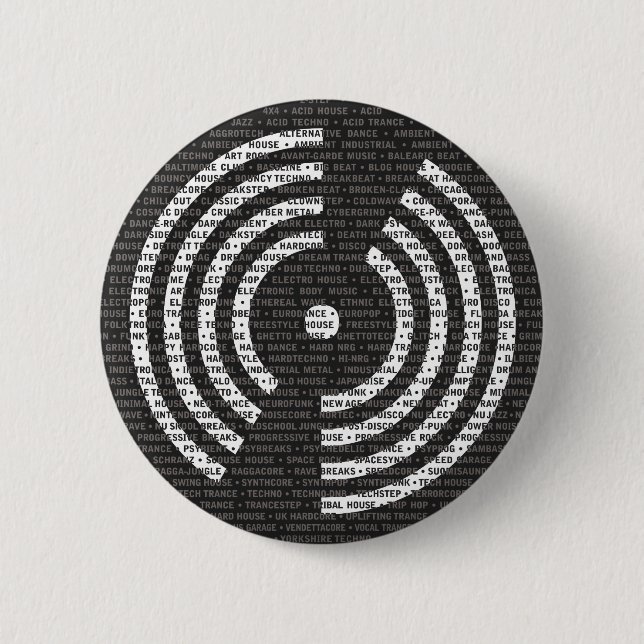A to Z Electronic Music Button (Front)