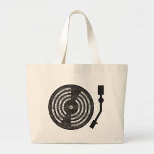 A to Z Turntable Tote Bag