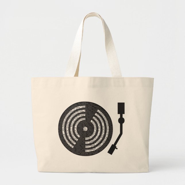 A to Z Turntable Tote Bag (Front)