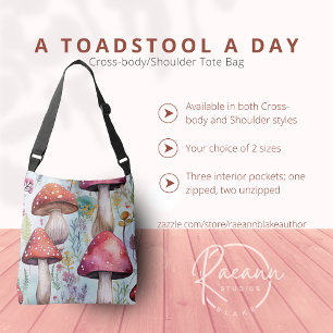 A Toadstool a Day Tote Bag