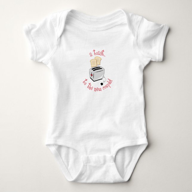 A Toast Baby Bodysuit (Front)