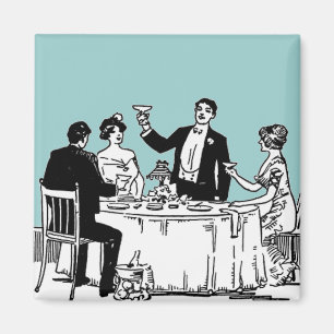 A toast magnet