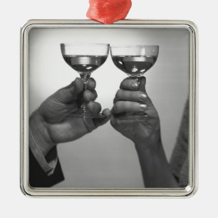 A Toast Metal Ornament