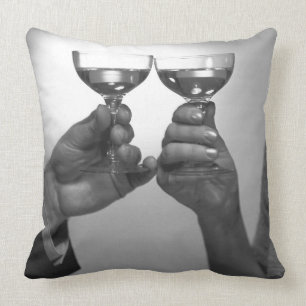 A Toast Throw Pillow