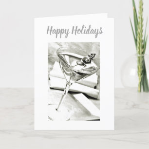 A TOAST TO ***HAPPY HOLIDAY*** AND NEW YEAR TOO HOLIDAY CARD