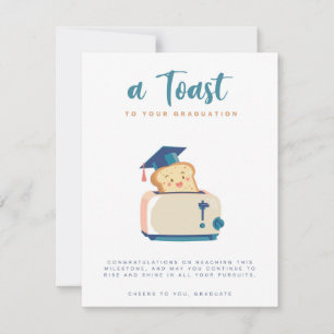 A Toast to Your Graduation Greeting Card